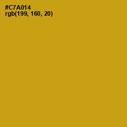 #C7A014 - Buddha Gold Color Image