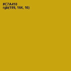 #C7A410 - Buddha Gold Color Image