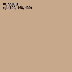 #C7A88B - Indian Khaki Color Image