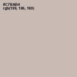 #C7BAB4 - Cotton Seed Color Image
