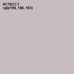 #C7BCC1 - Pale Slate Color Image