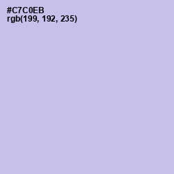 #C7C0EB - Periwinkle Gray Color Image