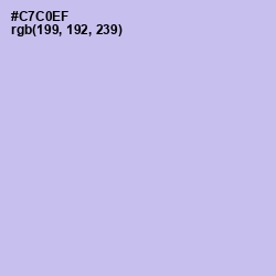 #C7C0EF - Periwinkle Gray Color Image