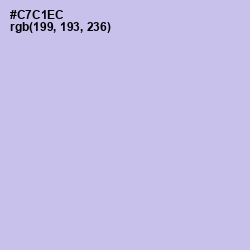 #C7C1EC - Periwinkle Gray Color Image