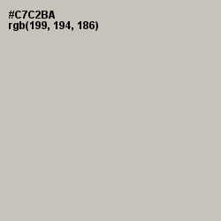 #C7C2BA - Mist Gray Color Image