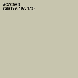 #C7C5AD - Thistle Green Color Image