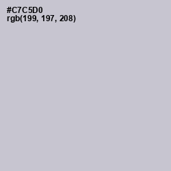 #C7C5D0 - Ghost Color Image