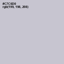#C7C6D0 - Ghost Color Image