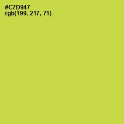 #C7D947 - Wattle Color Image