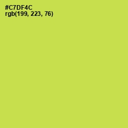 #C7DF4C - Wattle Color Image