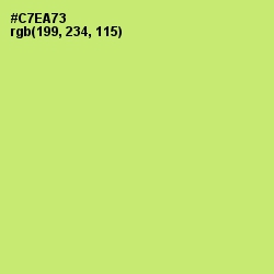 #C7EA73 - Yellow Green Color Image