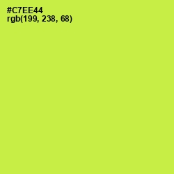 #C7EE44 - Wattle Color Image