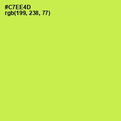 #C7EE4D - Wattle Color Image