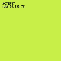 #C7EF47 - Wattle Color Image