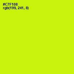 #C7F108 - Electric Lime Color Image