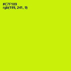 #C7F109 - Electric Lime Color Image