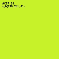 #C7F129 - Pear Color Image