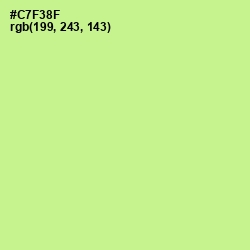 #C7F38F - Reef Color Image