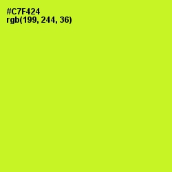 #C7F424 - Pear Color Image