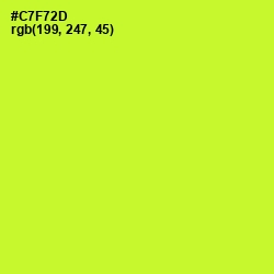 #C7F72D - Pear Color Image