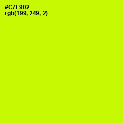 #C7F902 - Electric Lime Color Image