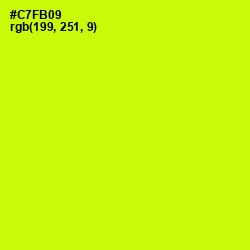 #C7FB09 - Electric Lime Color Image