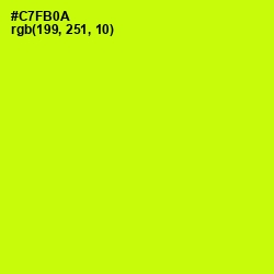 #C7FB0A - Electric Lime Color Image