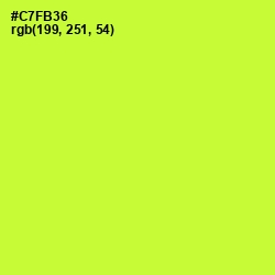 #C7FB36 - Pear Color Image