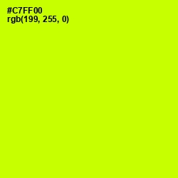 #C7FF00 - Electric Lime Color Image