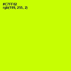 #C7FF02 - Electric Lime Color Image