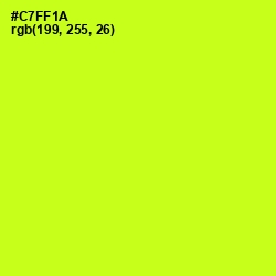 #C7FF1A - Electric Lime Color Image