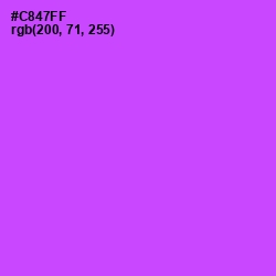 #C847FF - Heliotrope Color Image