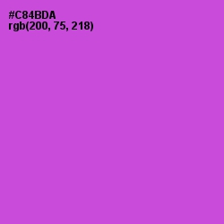 #C84BDA - Fuchsia Pink Color Image