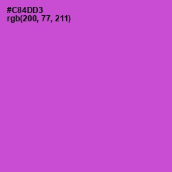 #C84DD3 - Fuchsia Pink Color Image