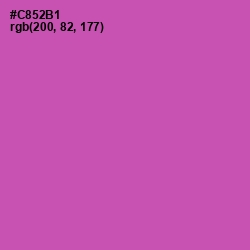 #C852B1 - Hopbush Color Image