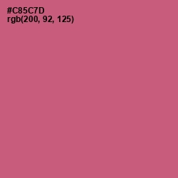 #C85C7D - Cranberry Color Image