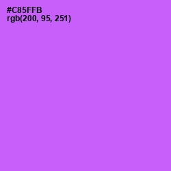 #C85FFB - Heliotrope Color Image