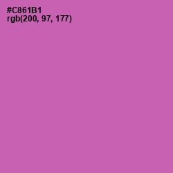 #C861B1 - Hopbush Color Image