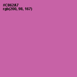 #C862A7 - Hopbush Color Image
