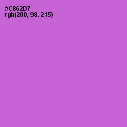 #C862D7 - Orchid Color Image