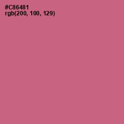 #C86481 - Charm Color Image