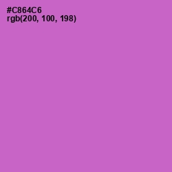 #C864C6 - Orchid Color Image