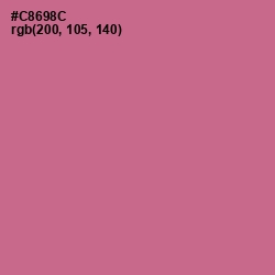 #C8698C - Charm Color Image