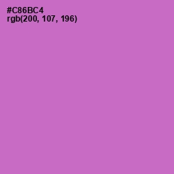 #C86BC4 - Orchid Color Image