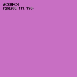 #C86FC4 - Orchid Color Image