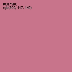 #C8758C - Charm Color Image