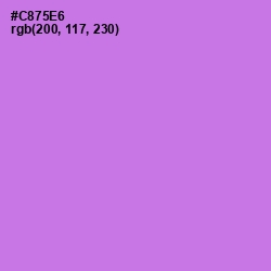 #C875E6 - Heliotrope Color Image