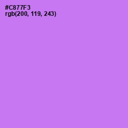 #C877F3 - Heliotrope Color Image