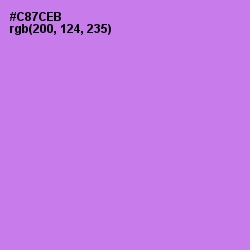 #C87CEB - Heliotrope Color Image