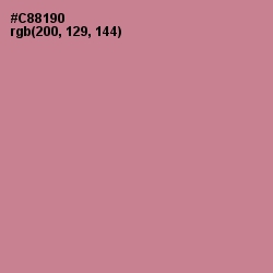 #C88190 - Puce Color Image